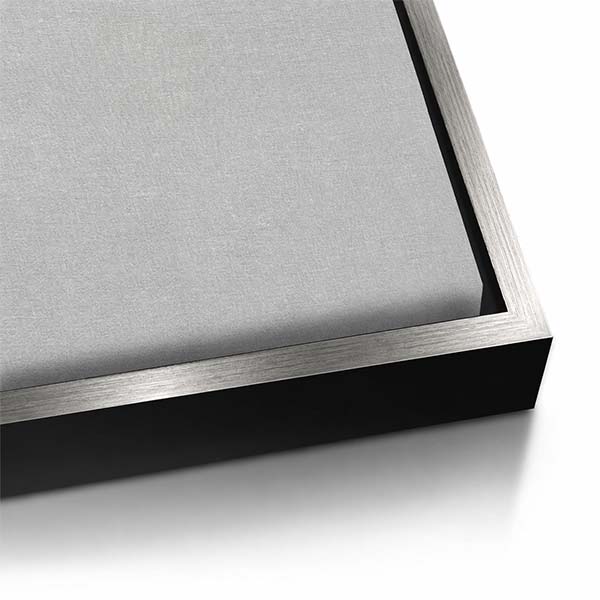 Black and silver American Box frame