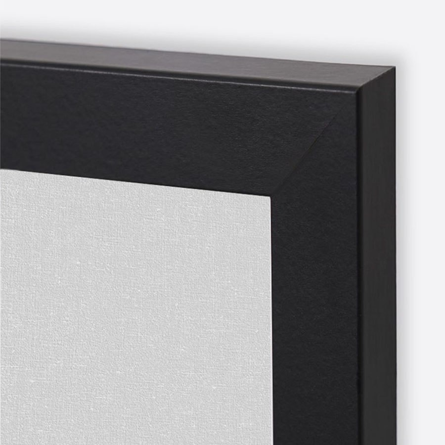 Standard black PVC frame