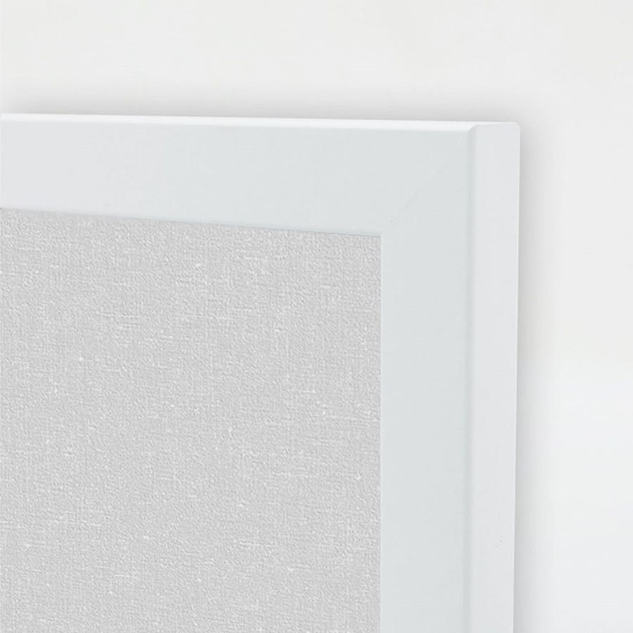 Standard white PVC frame