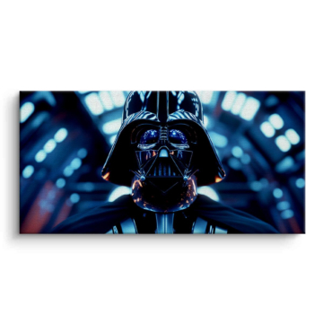Darth Vader Inspired Galactic Guardian Canvas Art