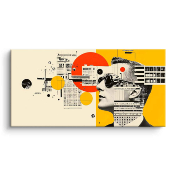 Bauhaus Abstract Face PVC Matt Art