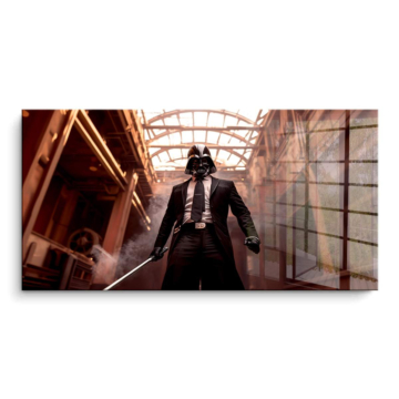 Sombra Samurai guerrero - cuadro PVC brillante