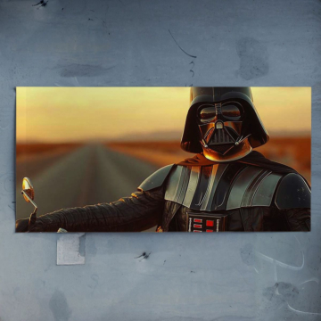 Darth Vader Inspired Desert Rider Poster Art