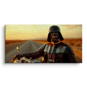 Darth Vader Inspired Desert Rider Canvas Art