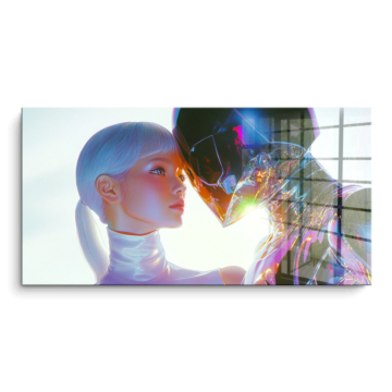 Android Kiss Embrace PVC Gloss Art