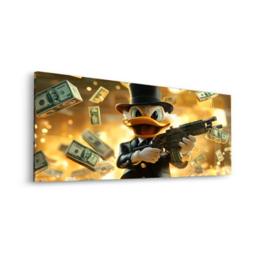 Motiv inspiriert von Scrooge Duck Heist - Acrylglasbild