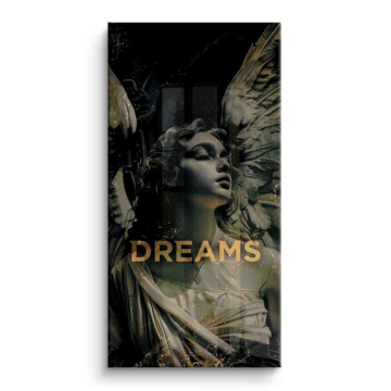 Sueños de ángel oscuro - cuadro PVC brillante
