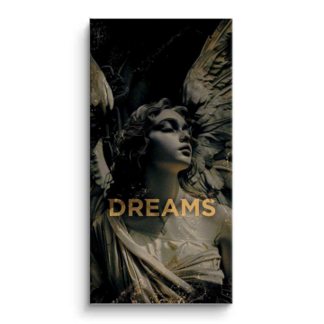 Sueños de ángel oscuro - cuadro PVC mate