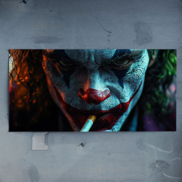 Neón villano inspirado en Joker - póster