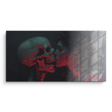 Dark Skull Kiss PVC Gloss Art