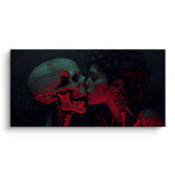 Dark Skull Kiss PVC Matt Art