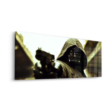Darth Vader Inspired Hooded Warrior Acrylic Glass Art