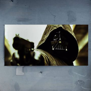 Darth Vader Inspired Hooded Warrior Poster Art
