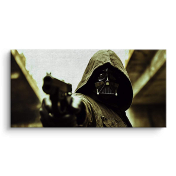 Darth Vader Inspired Hooded Warrior Canvas Art
