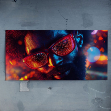 Neon-Partybrille - Poster