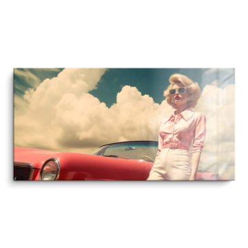 Vintage Roadster Glamour PVC Gloss Art