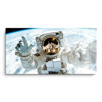 Astronaut Spacewalk Embrace PVC Gloss Art
