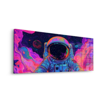 Psychedelischer Astronautentraum - Acrylglasbild
