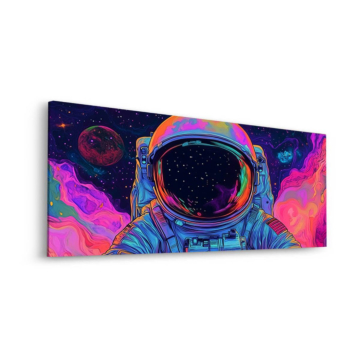 Psychedelischer Astronautentraum - Dibond-Bild matt