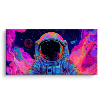 Psychedelic astronauta sen - obraz na matowym PVC