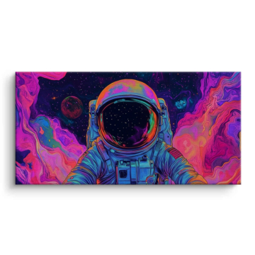 Psychedelic astronauta sen - obraz na płótnie
