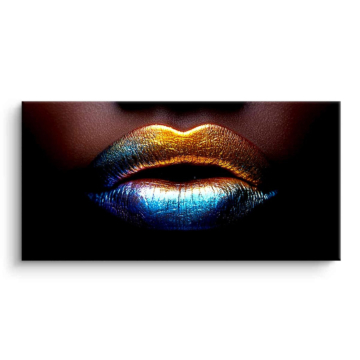 Labios neón metallic - cuadro PVC mate