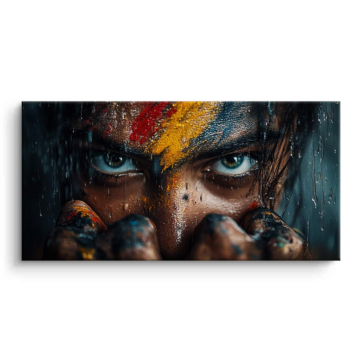 Pintado guerrero Gaze - cuadro en lienzo