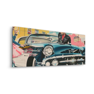 Oldtimer Romanti - Dibond-Bild matt