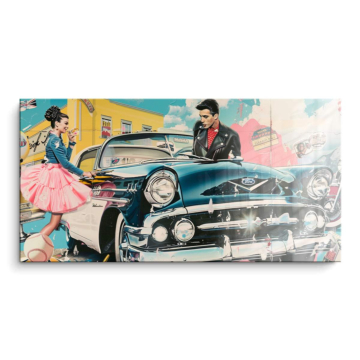 Classic Car Romance PVC Gloss Art