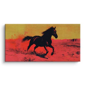 Wild Horse Desert Spirit Canvas Art