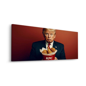 Donald Trump Inspired KFC Feast Dibond Matt Art