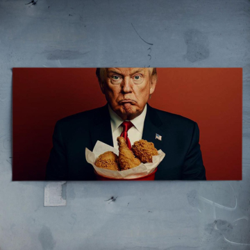 KFC Festmahl inspiriert von Donald Trump - Poster