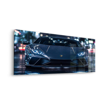 Lamborghini Night Racer Acrylic Glass Art