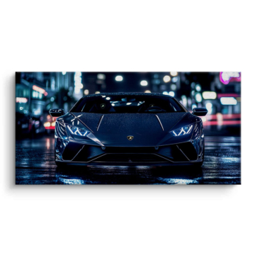 Lamborghini Night Racer Canvas Art