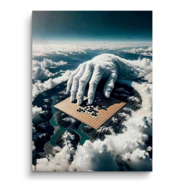 Heavenly Chess Move Canvas Art
