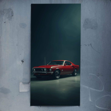 Ford Mustang Classic Muscle Poster Art