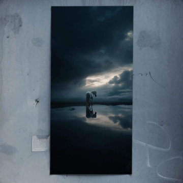 Sturmsee mit Spiegelung - Poster