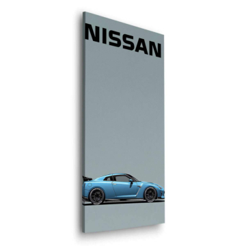 Nissan GT-R Inspired Minimal Car Dibond Matt Art