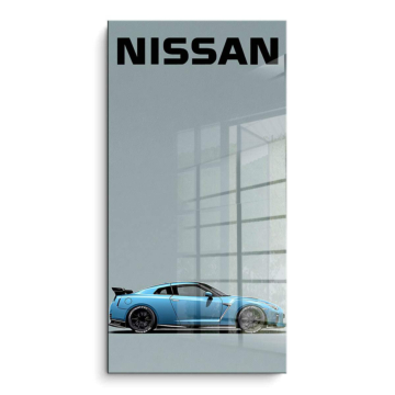Nissan GT-R Inspired Minimal Car PVC Gloss Art