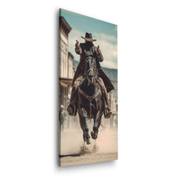 Western Gunfighter Chas - Dibond-Bild matt