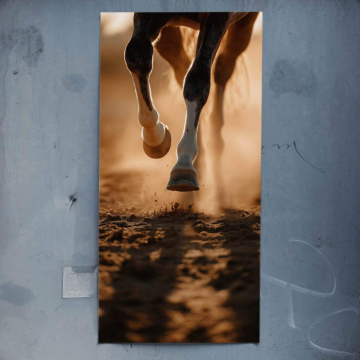 Galloping Pferd Hoove - Poster