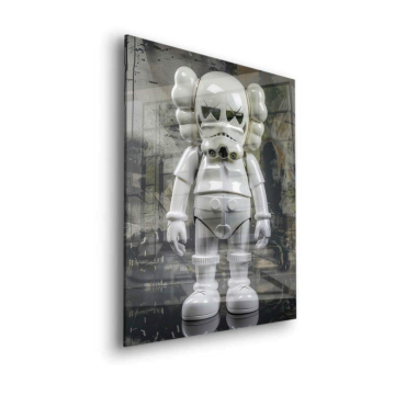 Star Wars Inspired Stormtrooper Bear Acrylic Glass Art
