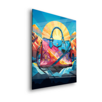 Berg Tasche inspiriert von Louis Vuitton - Acrylglasbild