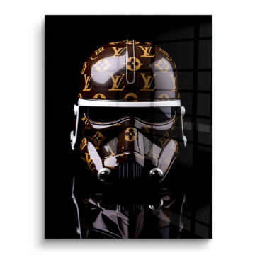 Stormtrooper inspiré de Louis Vuitton - tableau PVC brillant