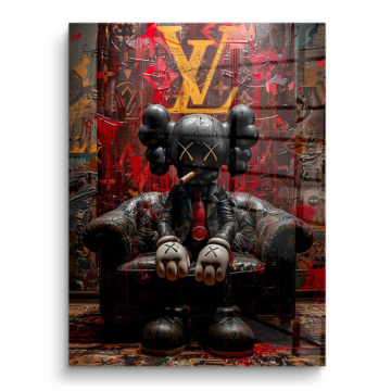 Urbain rebelle inspiré de Mickey Mouse - tableau PVC brillant