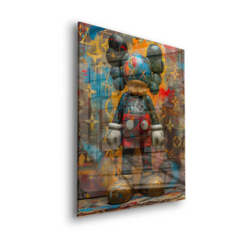 Street-Art-Motiv inspiriert von Mickey Mouse - Acrylglasbild