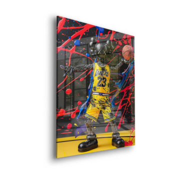 Lakers Basketball Legend Inspired Acrylic Glass Art
