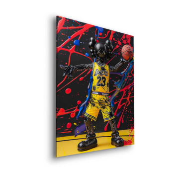 Lakers Basketball Legend Inspired Dibond Matt Art
