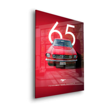 1965 Ford Mustang Fastback Acrylic Glass Art