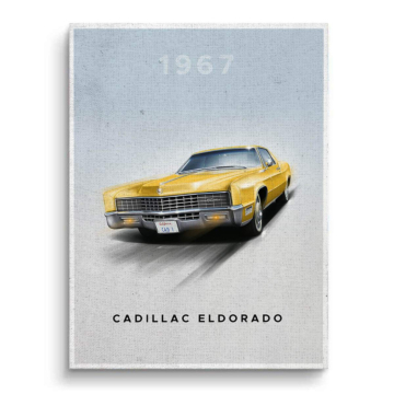 1967 Cadillac Eldorado Canvas Art